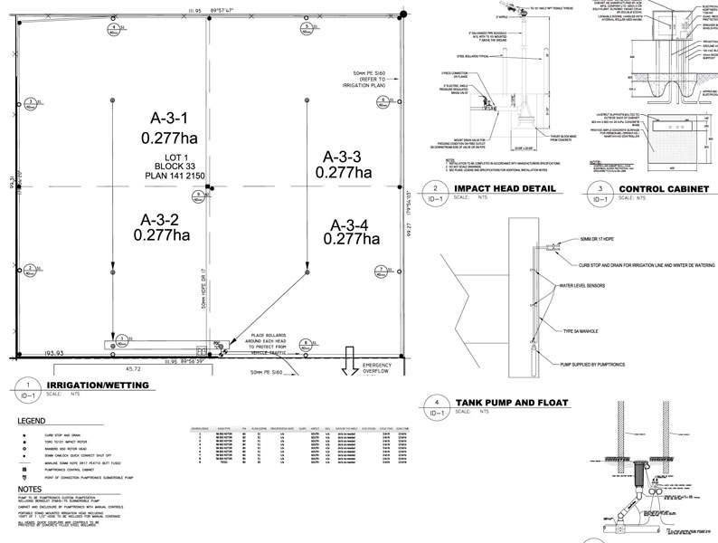 irrigation design